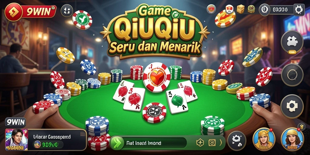 Gameplay QiuQiu yang seru dan mendebarkan dalam 9WIN.
