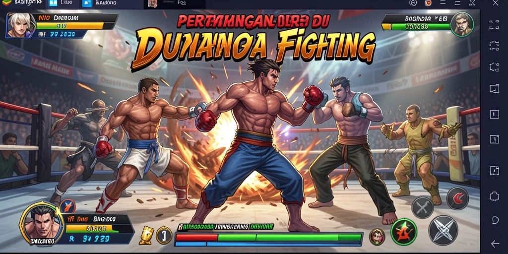 Gameplay BAGINDA168 yang epik saat bertarung.
