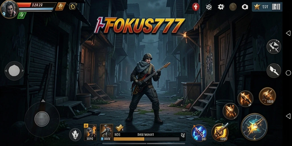 Screenshot gameplay menakutkan dari FOKUS777