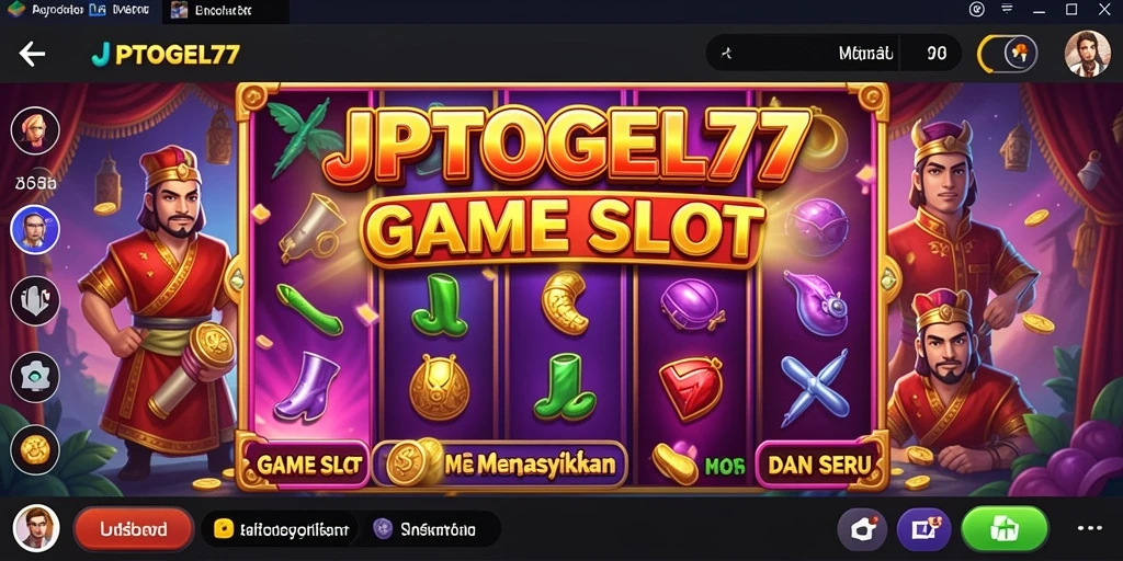 Screenshot gameplay JPTOGEL77 menampilkan pengalaman bermain Slot yang seru.