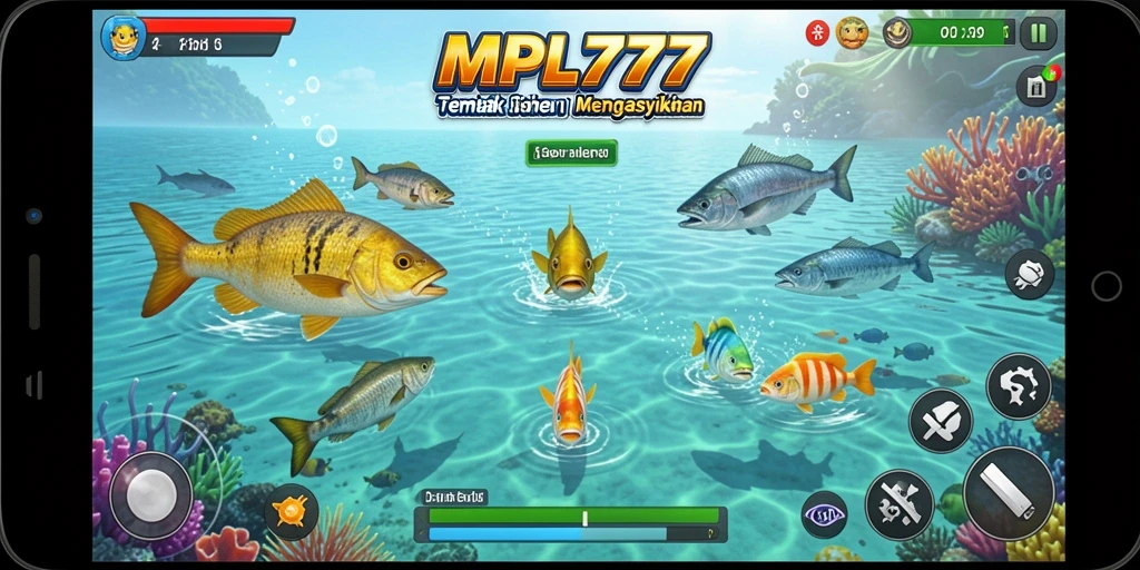 Screenshot gameplay Tembak Ikan MPL777 yang penuh aksi.