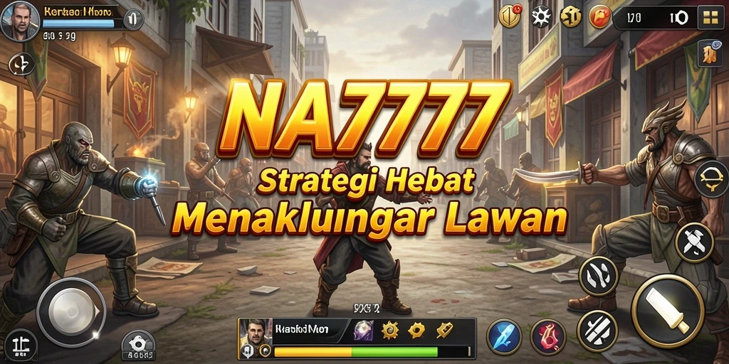 Tangkapan layar NA777 menampilkan pertempuran strategis yang mendebarkan.