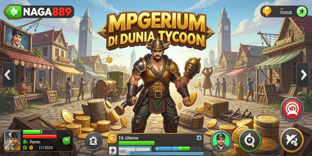 Tampilan gameplay NAGA889 dengan elemen Tycoon yang menarik.