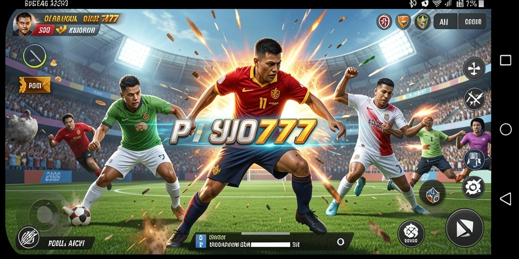 Tampilan gameplay SJO777 yang penuh aksi dan strategi dalam olahraga.