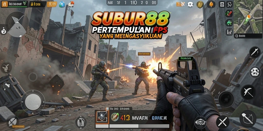 Gameplay seru SUBUR88 yang penuh aksi FPS.