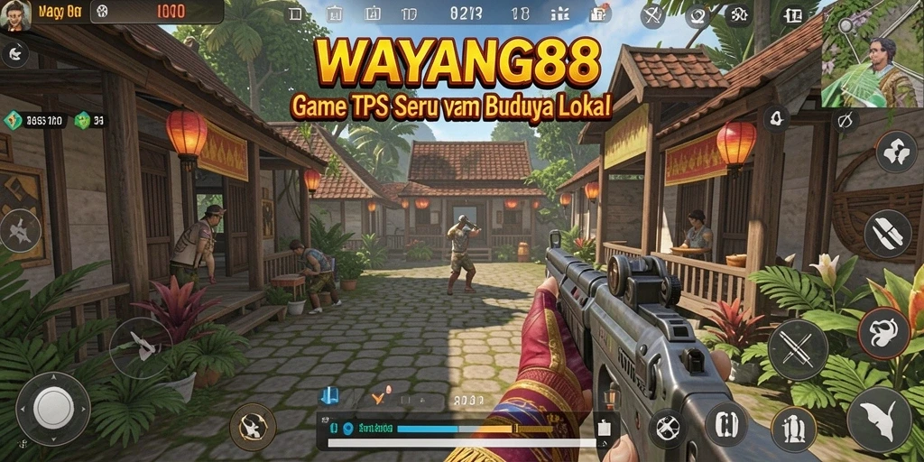 Tampilan dinamis gameplay WAYANG88 dalam pertempuran seru.
